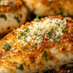 Garlic Crusted Parmesan Chicken